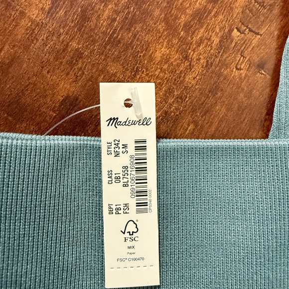 Madewell Women’s Light Gray/eucalyptus leggings - Picture 2 of 5